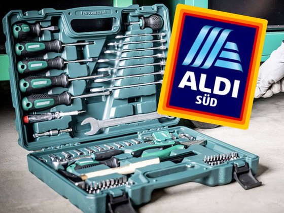 Discounter-Hammer: Aldi verkauft Werkzeugkoffer mit 59 Prozent Rabatt