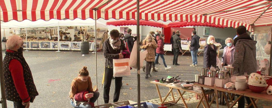 Ursulamarkt trotzt dem Coronavirus