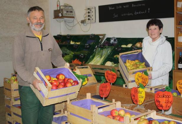 Das bietet der "Apfel-Schneider" in seinem Hofladen