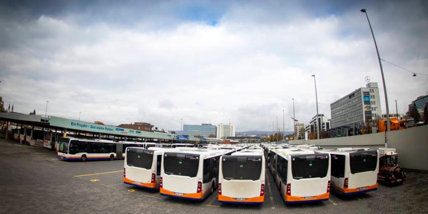 Warnstreiks im ÖPNV in Hessen