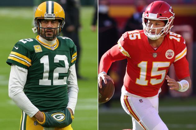 Aaron Rodgers rolls his eyes at the legend of Patrick Mahomes