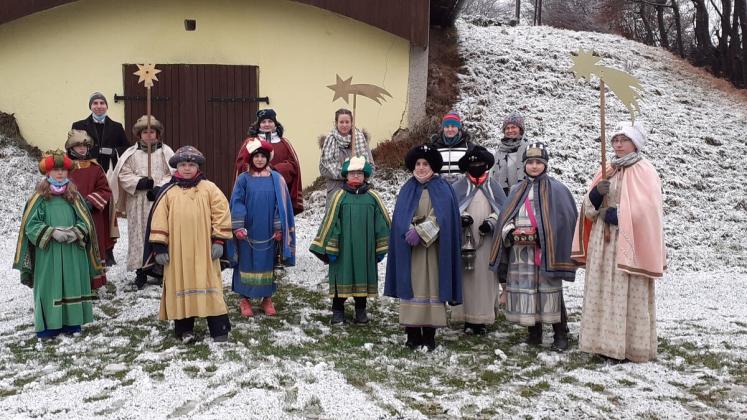 Die Sternsinger waren unterwegs und sammelten Spenden