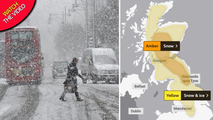 UK weather: Heavy snow and freezing rain to batter Britain - is your area affected?