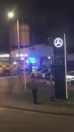 Emergency services race to fire in Scots town amid ongoing incident